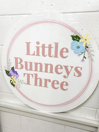 Round Acrylic or Timber Business Sign - The Confetti Gift Co