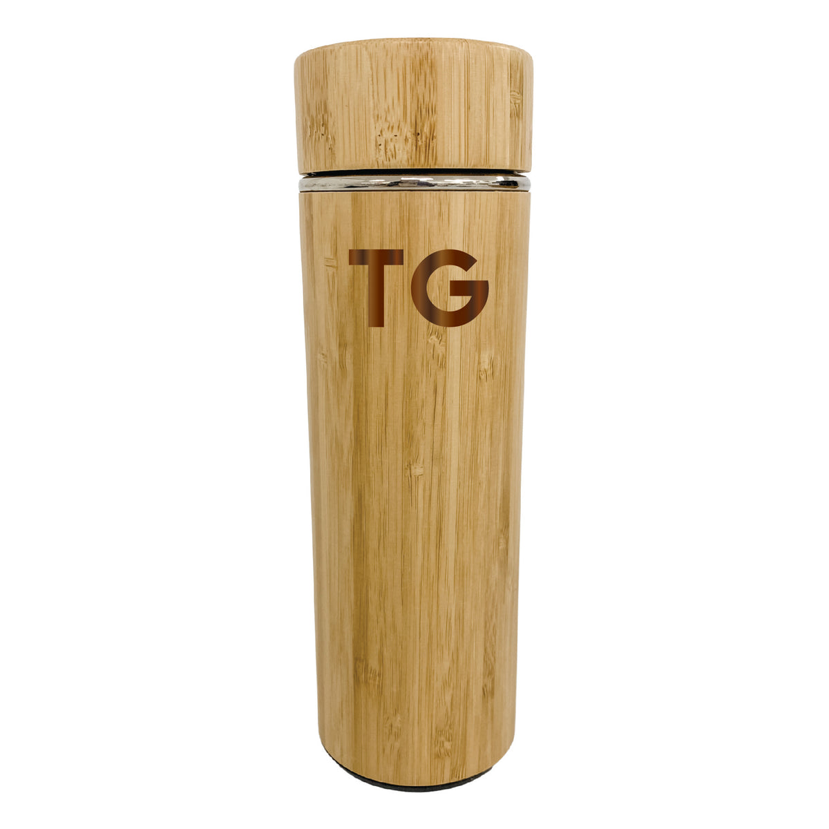 Initials Bamboo Eco Insulated Bottle - The Confetti Gift Co