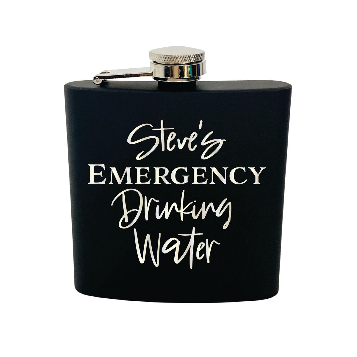 Emergency Drinking Water Whiskey Flask – The Confetti Gift Co